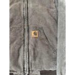 Carhartt Men's Black and Grey Jacket L - Image 4