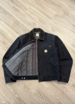 Vintage Carhartt Detroit Jacket J01 BLK Medium Rare - Image 2