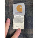 Used Carhartt Detroit Duck Jacket Size L Blue Length 67cm - Image 4