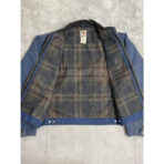 Used Carhartt Detroit Duck Jacket Size L Blue Length 67cm - Image 2
