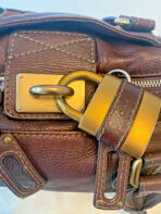 Chloe Chocolate Brown Paddington Bag With Lock Key And Dustbag ON - Image 3