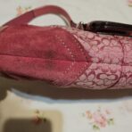 Vintage Coach Mini Soho Buckle Flap Pink Shoulder Purse aZ - Image 7