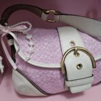 Y2K Vintage Coach Mini Soho Pink Gold Coquette Shoulder Bag KK - Image 2
