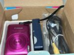 Canon PowerShot SD 1400 IS Digital ELPH Camera Pink w Box Charger - Image 3
