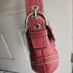 ❤️ Y2K Vintage Coach Dark Red Soho Buckle Flap Shoulder Purse ❤️ ig - Image 3