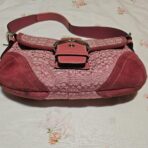 Vintage Coach Mini Soho Buckle Flap Pink Shoulder Purse aZ - Image 6
