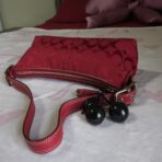 🍒 Y2K Vintage Rare Coach Red East West Baguette Shoulder Bag 🍒 Firm Price FA - Image 7