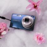 Used Blue Nikon Coolpix  S550 Digital Camera