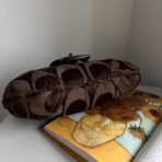 Coach Signature Soho Demi Shoulder Bag Brown Silver JM - Image 6