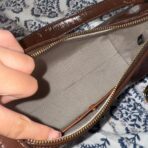 Coach Juliet Glazed Maple Leather Shoulder Bag am - Image 8