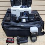 Canon EOS 80D with Canon Zoom Lens 18-55mm & 55-250mm and Accessories