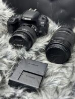 Canon EOS 77D 24.2 MP Digital SLR Camera with ef-s 18-55mm & ef-s 55-250mm Lenses