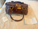 Chloe Chocolate Brown Paddington Bag With Lock Key And Dustbag ON - Image 2