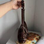 Coach Signature Soho Demi Shoulder Bag Brown Silver JM - Image 4