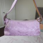 Vintage Y2K Pink Shoulder Bag Baguette Purse Rare zA - Image 3