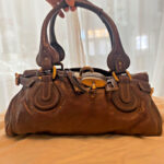 Chloe Chocolate Brown Paddington Bag With Lock Key And Dustbag ON