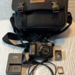 Canon PowerShot G12 10.0MP Digital Camera - Black Bundle. *Lens Error - As/Is