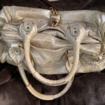 Chloe Gold Paddington Bag With Lock Wt