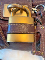 Chloe Chocolate Brown Paddington Bag With Lock Key And Dustbag ON - Image 5