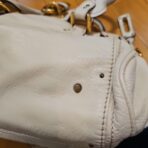 Chloe Paddington Shoulder Bag Leather Padlock Off White cG - Image 7