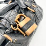 Authentic Chloe Paddington Medium Black Padlock Hand Bag Tote Bag Very good✨🔥 - Image 3