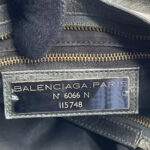 Balenciaga 2way Handbag City Bag Dark Gray Leather 115748 Shoulder bag Authentic🪻🍃 - Image 6