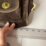 Coach Bleecker Street Haversack LIMITED EDITION RARE Brown Suede🌺🩷 - Image 7