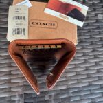 Vintage Coach British Tan Leather Trifold Key Case 4807 Nwt🍬⚡ - Image 5