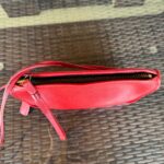 Vintage Coach Red Zippered Clutch 9455🍎🔥 - Image 8