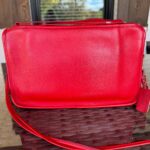 Vintage Coach Red Zippered Clutch 9455🍎🔥 - Image 6