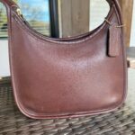 Vintage Coach Mahogany Brown 9020 Mini Ergo Zip🖤🍫 - Image 3