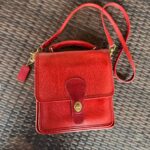 Vintage Coach Red Station Bag 5130🍬⚡