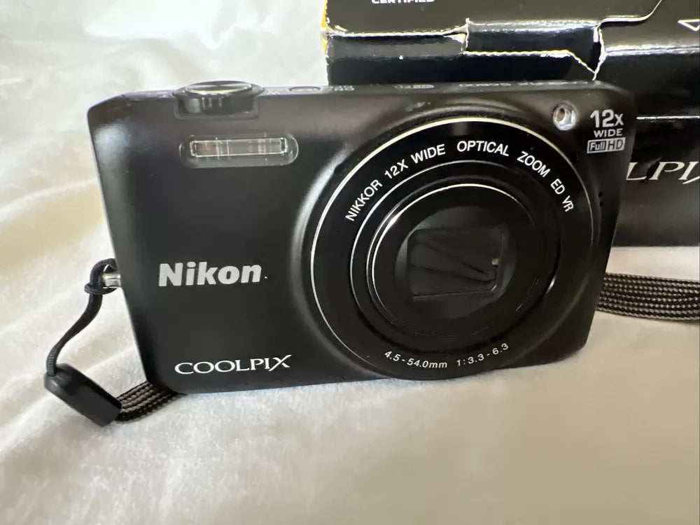 Used 🍇₊˚💜 Nikon Coolpix S6800 16.0MP Compact Digital Camera with 12x Optical Zoom 🍥🎀📷 - Image 2
