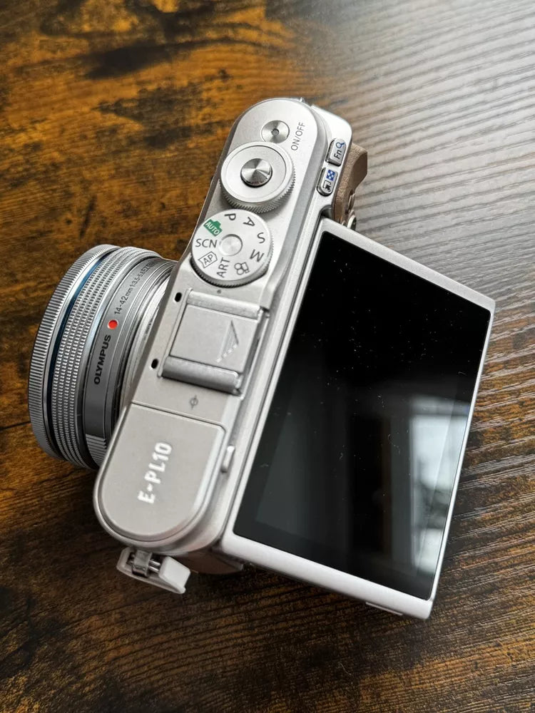 OlympusPENE-PL1016.1MP14-42mmLen Olympus PEN E-PL10 16.1MP 14-42mm Lens Mirrorless Digital Camera - Brown🌺🩷 - Image 1