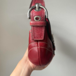 Authentic Coach Soho shoulder bag burgundy - Image 4