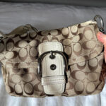 Coach soho jacquard shoulder bag