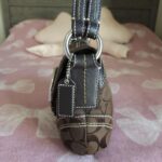 Y2K Vintage Coach Brown Mini Soho Signature Cs Shoulder Purse🤎🌆 - Image 4