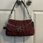 Rare Coach burgundy purse