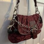 Rare Coach burgundy purse - Image 3