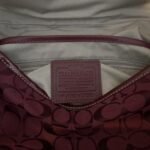 Rare Coach burgundy purse - Image 7