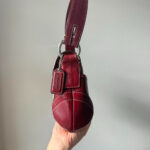Authentic Coach Soho shoulder bag burgundy - Image 6