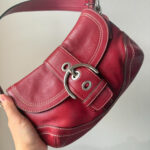 Authentic Coach Soho shoulder bag burgundy - Image 3