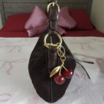 Y2K Vintage Coach Soho Brown Gold Suede Shoulder Bag Purse🤎🌆 - Image 5