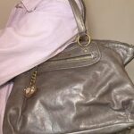 🍇💜PreOwned Miu Miu Studded 2000s Heart Charm Tote Leather Bag🍇💜 - Image 2