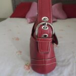 ❤️ Vintage Y2K Coach Dark Red Soho Buckle Shoulder Purse ❤️ - Image 4