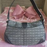 Y2K Vintage Coach Large Soho Signaure Cs Shoulder Purse🖤🍫 - Image 4