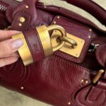 Authentic Burgundy Chloe paddington leather Preowned💜🍇 - Image 6
