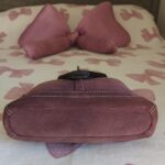 Y2K Vintage Coach Maroon Suede Small Shoulder Bag🖤🍫 - Image 4