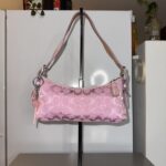 Coach Bubblegum Pink Y2K Demi Baguette🫐🪻 - Image 7