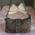 Y2K Vintage Coach Brown Mini Soho Signature Cs Shoulder Purse🤎🌆 - Image 2